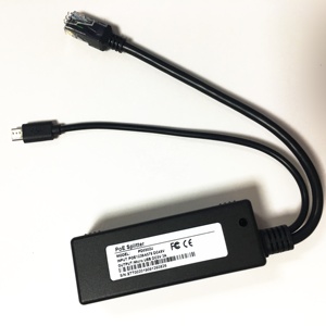 Factory Wholesale 100Mbps Power Over <strong>Ethernet</strong> 48V to 5V 3a 15W Micro Mini USB Plug Active POE Injector Splitter for Ip System - Product Image 6