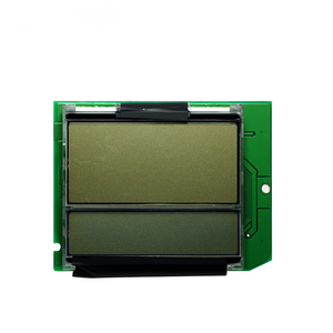 Segment-LCD-Anzeige modul mit orange farbenem Hintergrund und schwarzem Text,B09-0142-1203 - Product Image 1
