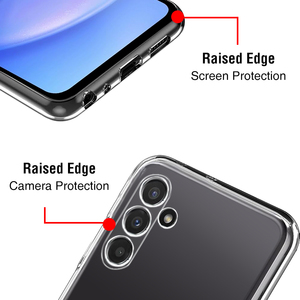 For Samsung A05 A15 A25 A35 A55 A04 A13 A14 A22 a Series 2.0mm Clear Soft TPU Protective <strong>Shell</strong> Cover Cell Mobile Phone case - Product Image 2