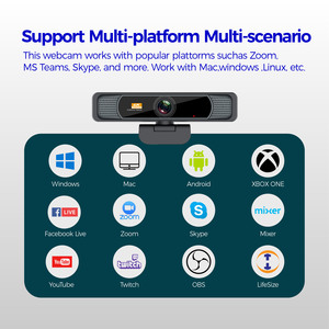 Hampo 2024 New Arrival Webcam 4k Resolution Auto Tracking and Microphone for Ps5 <strong>Smallest</strong> Pc Mini Webcam - Product Image 5