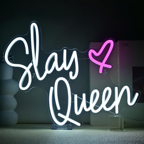 Colorido-a-slay Reina blanca
