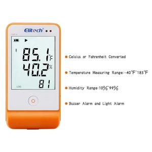 Elitech-registrador de datos de temperatura y humedad, GSP-6 con sensores externos - Product Image 3