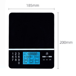LCDディスプレイ5kg家庭用バランスデジタルカロリー食品体重計と栄養計算機キッチンスケールカロリー - Product Image 2