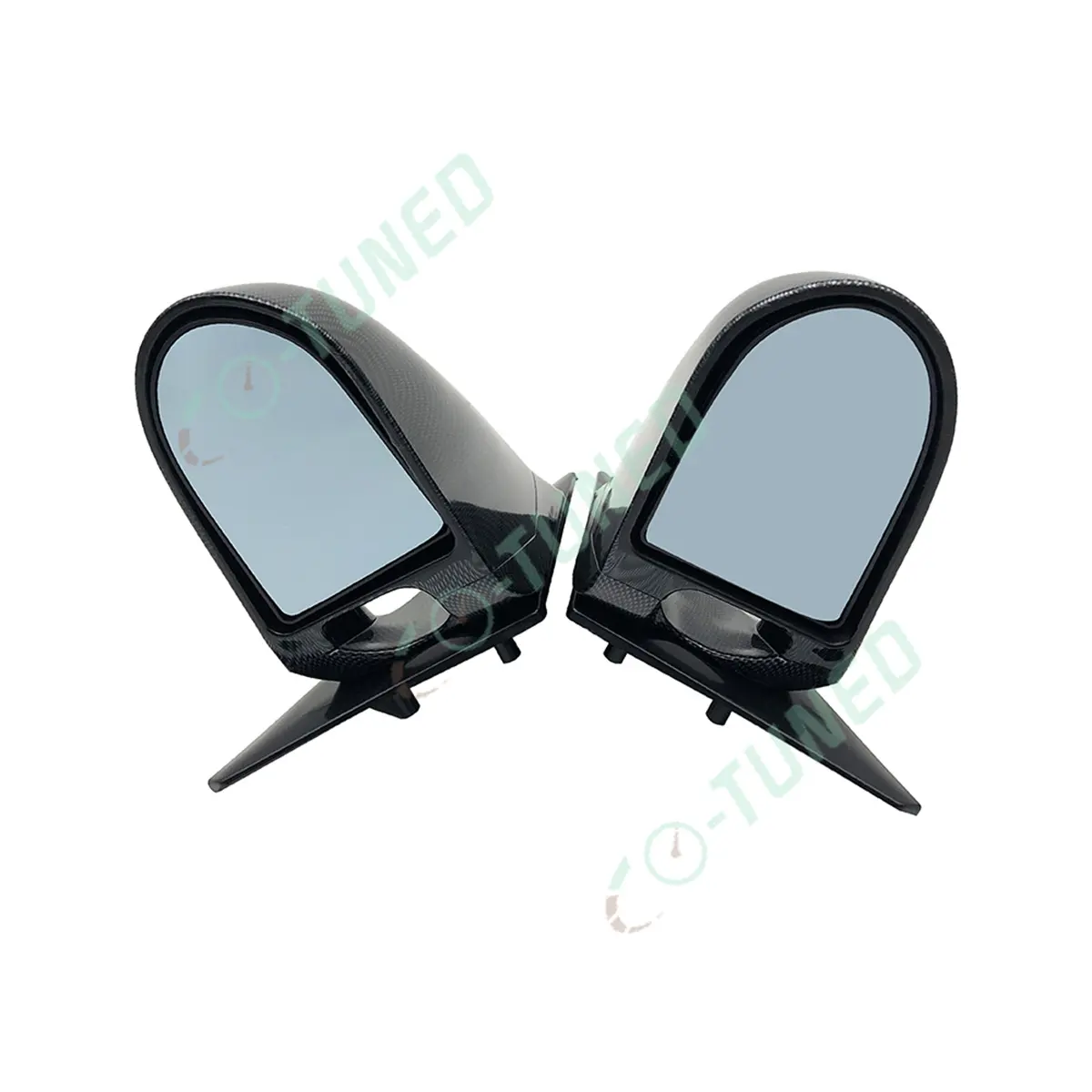JDM Universal Carbon Fiber Black Car Side Mirror specchietto retrovisore per auto Ganado Aero specchietti retrovisori laterali