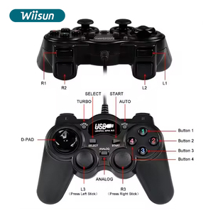 S HD-038Y USB Wired Game Controller Unterstützung Android Doppel vibrierende Doppel-Joysticks Keine Verzögerung GamePad Für PC/Game Stick - Product Image 6