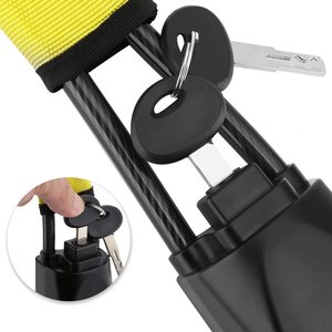 YH2209盗難防止ケーブルシート安全ベルトステアリングホイールロック - Product Image 6