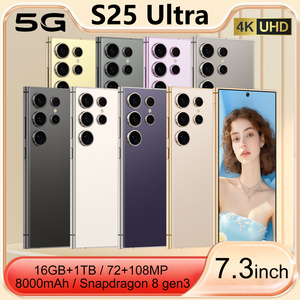 โทรศัพท์มือถือ S25 16GB + 1TB ของแท้สองซิมรุ่น OCTA Core 13 Pro แบบฝรั่งเศส - Product Image 2