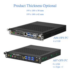 I7 DDR4 8GB RAM 256GB SSD MINI PC <strong>Computer</strong> OPS System for Industrial <strong>Use</strong> or Business Education Conference Room OPS PC - Product Image 2