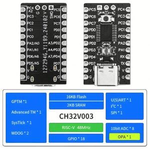 CH32V003F4P6 scheda di sviluppo della scheda centrale CH32V003 modulo microcontrollore RISC-V interfaccia TYPE-C del processore