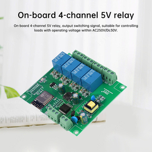 ESP8266 Drahtloses WIFI-Relais modul 4-Kanal-ESP-12F Entwicklungs platine AC/DC 5V/7-28V/5-80V E-WeLink APP-Fernbedienung - Product Image 4