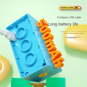9656 Educational Power Toys Large Grain <strong>Variable</strong> Gear Building Blocks Swipe Card <strong>Programming</strong> Remote Control Motor New Plastic - Product Image 5