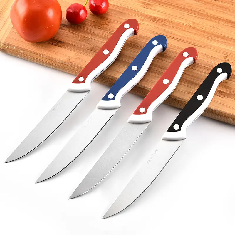 Cuchillo de pelar de 5 pulgadas, hoja de acero inoxidable, para cocina, corte diario, barato, gran oferta