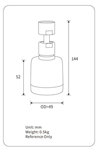Tùy Chỉnh Điện ABS Nhựa Nhỏ Cảm Biến Vòi Nước Hộ Gia Đình 65% Sử Dụng Nước Tiết Kiệm Tuổi thọ Pin Dài Dễ Dàng Cài Đặt - Product Image 3