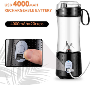 A1เครื่องปั่นแบบพกพาที่มี350มิลลิลิตรพวยเครื่องดื่มโดยตรงปั่นคั้นน้ำผลไม้ - Product Image 6