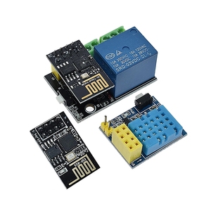 ESP8266 ESP-01 ESP-01S DHT11スマートホームIOT開発ボード温度湿度センサーWifi NodeMCUモジュールリモコン用 - Product Image 1