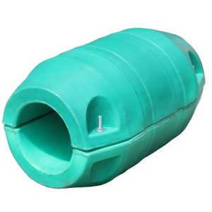 Material de PE duradero Dragado flotante Flotadores de polietileno marino Flotadores de tubería llenos con pieza de pistón - Product Image 1