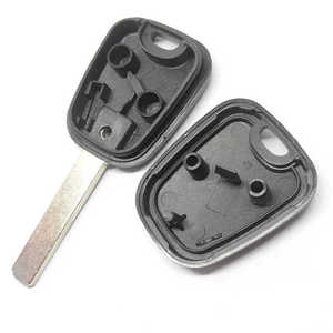 Guscio di programmazione Transponder con chiave remota per auto Smart universale in P-eugoet-KS11307 nera con logo senza lama scanalata - Product Image 3