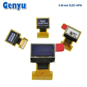 0,49 "Oled I2C Spi I2C 0,49 Zoll Oled Lcd Display Modul 14 Pin Löt mittel Fpc 049 Oled Display