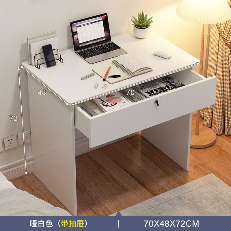 70cm blanco cálido + cajón + cerradura