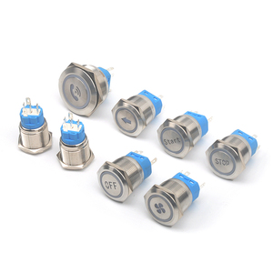 19mm <strong>Spring</strong> <strong>Return</strong> Mini Miniature <strong>Push</strong> <strong>Button</strong> LED <strong>Light</strong> Waterproof IP65 Momentary Metal Illuminated <strong>Push</strong> <strong>Button</strong> <strong>Switches</strong> - Product Image 5