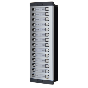 Panel de teléfonos de puerta de Audio bidireccional, fuente de alimentación de CC, sistema de entrada de intercomunicador, cableado 3 + N, amplificador funcional completo, Panel de 28 botones - Product Image 1