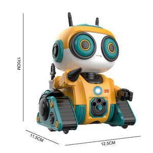 Neuankömmling Multifunktions 2.4G Fernbedienung Intelligentes Roboters pielzeug Programmier bares Roboter-Kit für Kinder