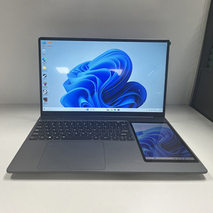 Dual Screen Laptops Intel N100 Processor 15.6&quot; IPS I7&quot; <strong>Touchscreen</strong> RGB <strong>Keyboard</strong> Laptop Computer - Product Image 3