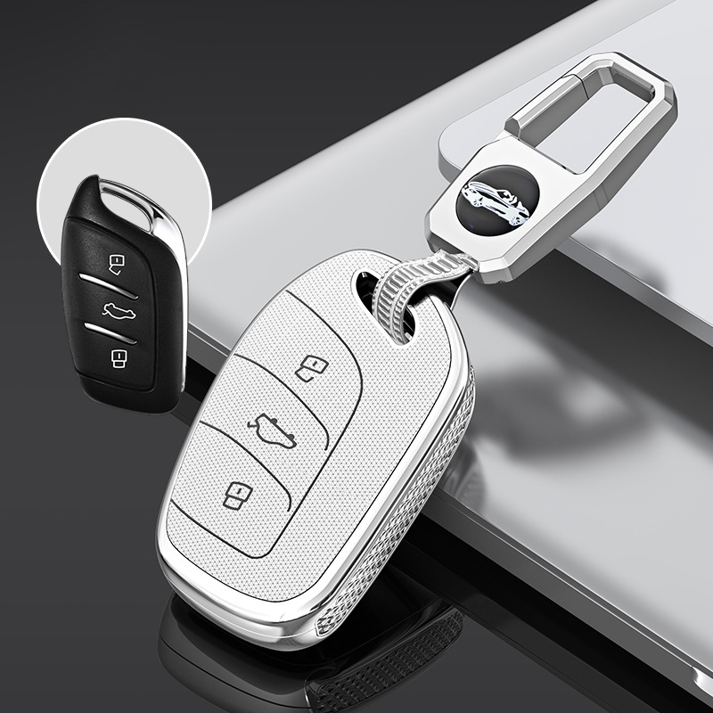 Silver+Key Ring