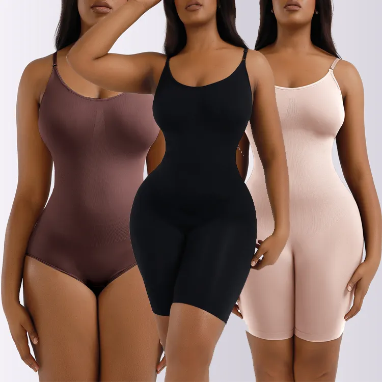 Gran oferta de ropa moldeadora de cuerpo, moldeadora sin costuras con Control de barriga para mujer, moldeadora de cuerpo completo para levantamiento de glúteos, ropa moldeadora adelgazante