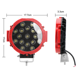 ไฟ LED ทรงกลมสำหรับขับรถขนาด7นิ้ว,ไฟสปอตไลท์ไฟทำงาน LED ไฟติดถนน4X4สำหรับรถแทรกเตอร์รถบรรทุก - Product Image 5