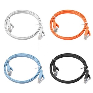 CAT6 kedi 7 düz Ethernet LAN kablosu RJ45 Internet yönlendirici yama kablosu CAT6 - Product Image 3