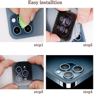 Toptan süper HD Lens kamera 0.33mm cam koruyucu renkli Lens 14 15 16 Pro Max artı için koruyun - Product Image 3
