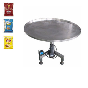 高品质的电动旋转打包台转盘食品 - Product Image 1