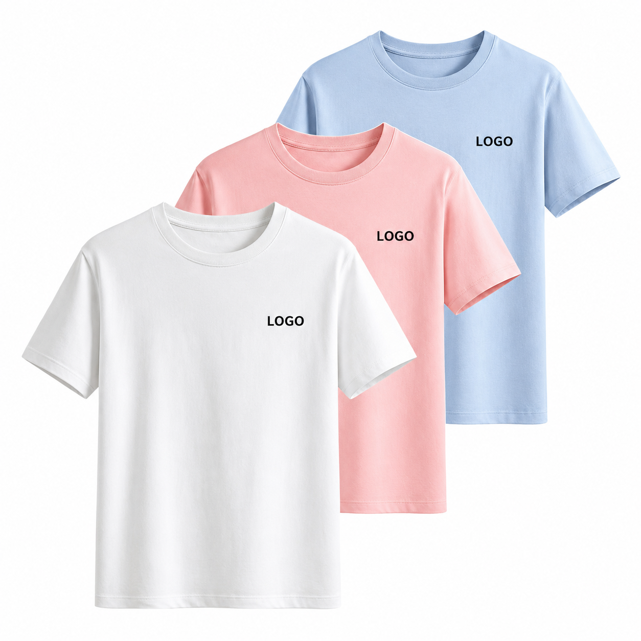 Blanc/Bleu/Rose