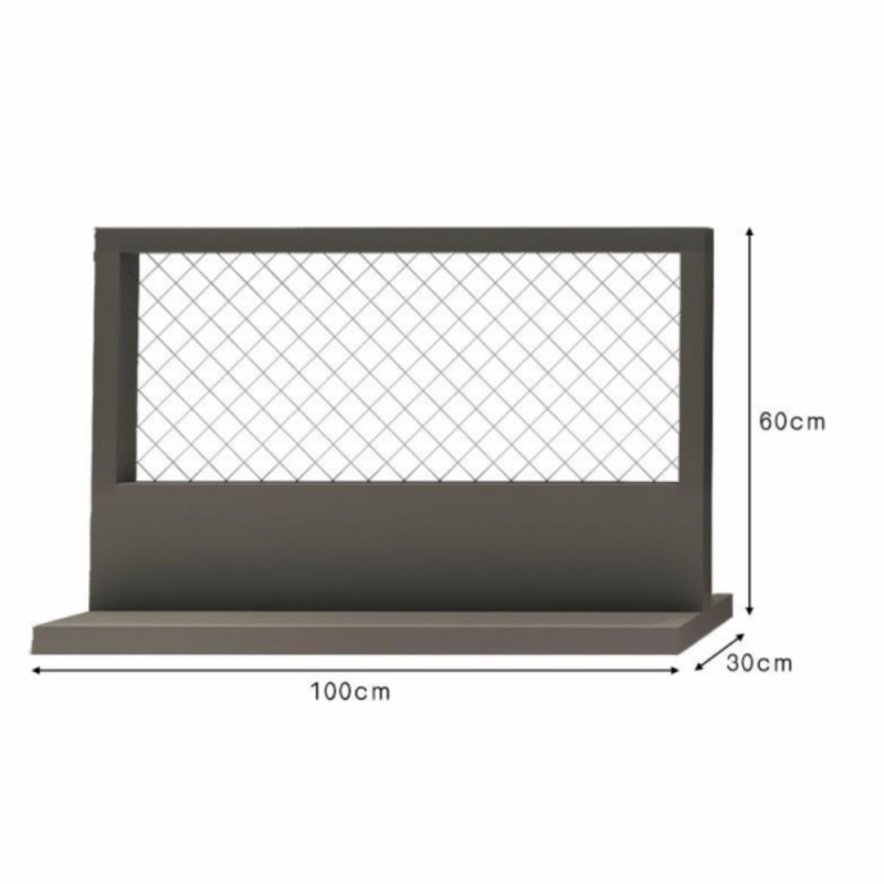 Black grid 100*30*60