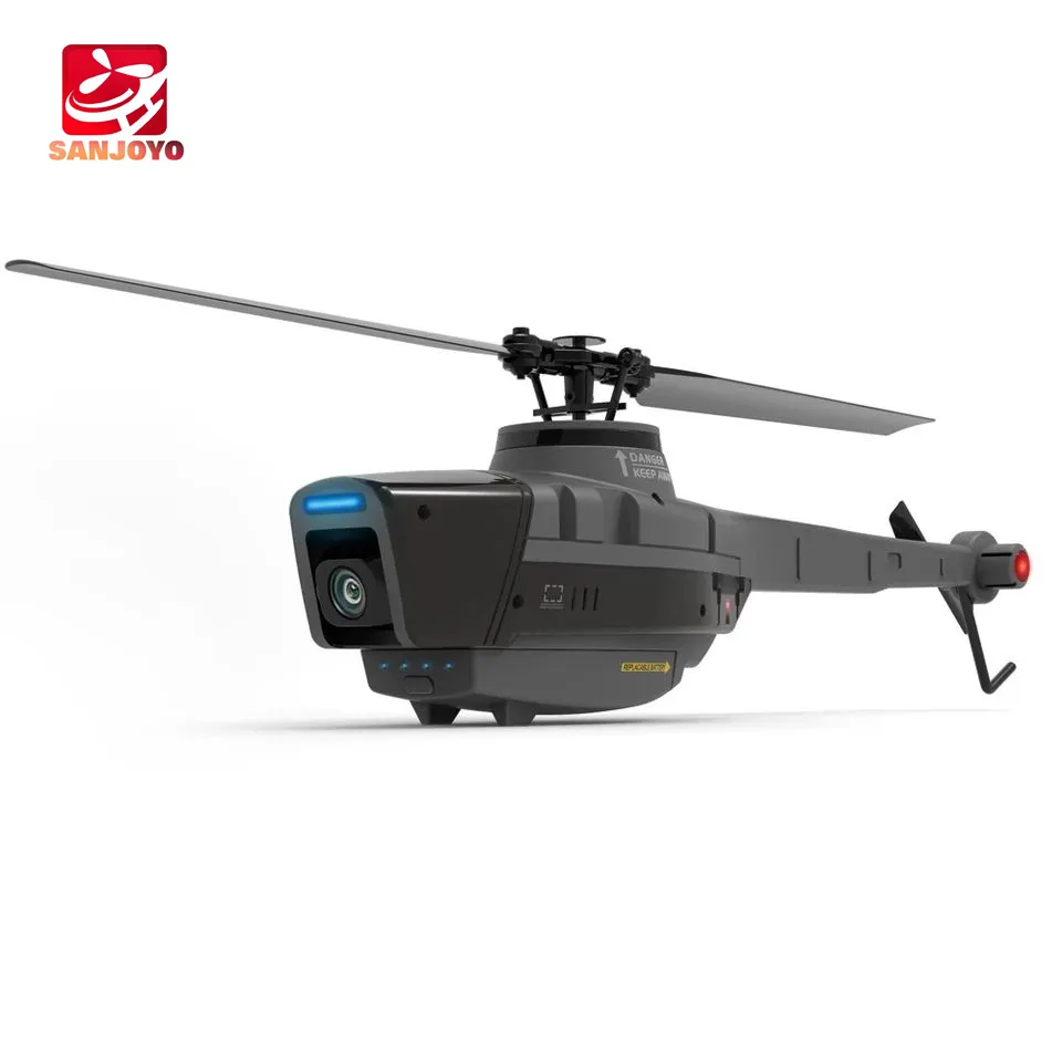 Yükseklik 4 pervaneler için 2023 yeni C128 2.4G RC helikopter hava basıncı 720P kamera 6 eksenli elektronik jiroskop