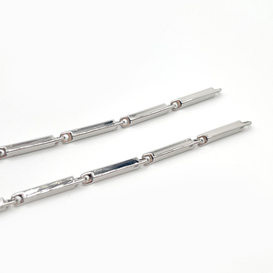 Electroplating Angular Copper <strong>Chain</strong> Machine Woven 2.9*20mm Metal <strong>Chain</strong> for Multi-purpose Accessories - Product Image 3