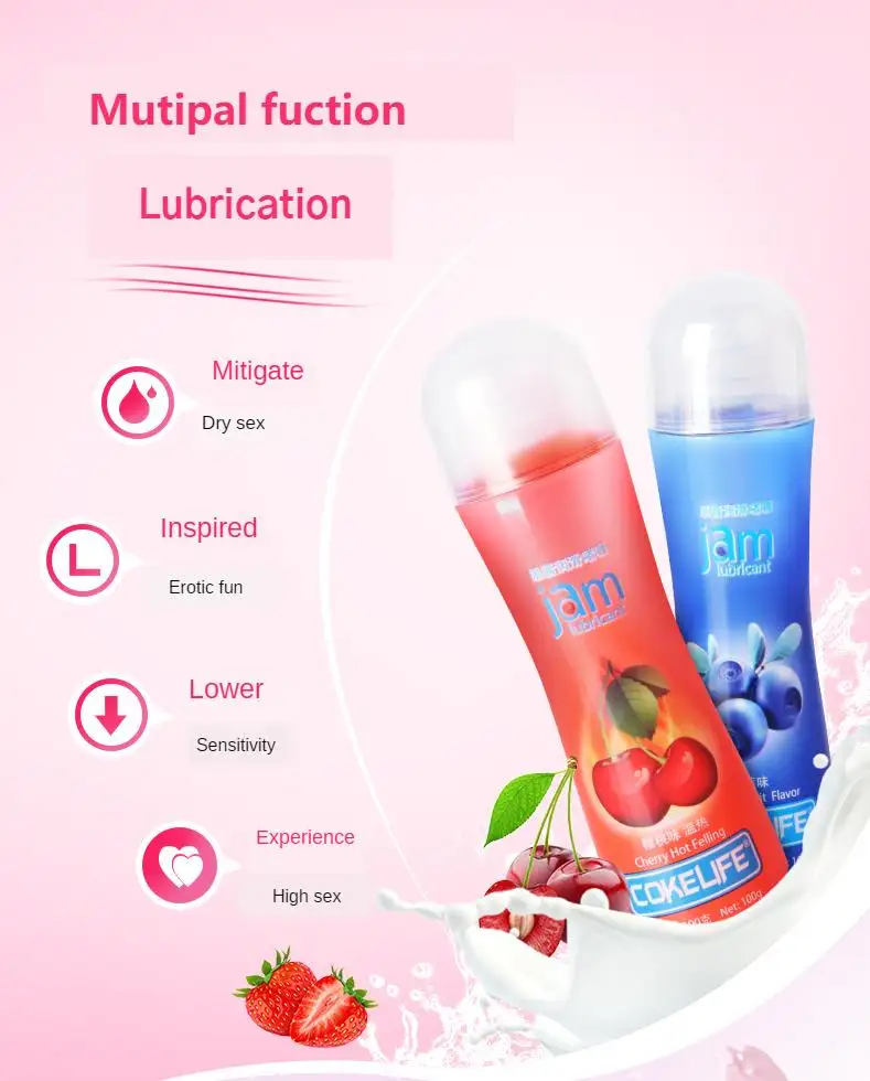 Cokelife fruits flavored personal lubricants for sex jelly delay warming fragrance oral sexual lubricant gel sex