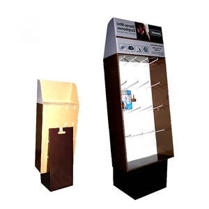 Подгонянный дисплей картона POP Pegboard ручной работы Гофрированный Картон крюк стенд - Product Image 5