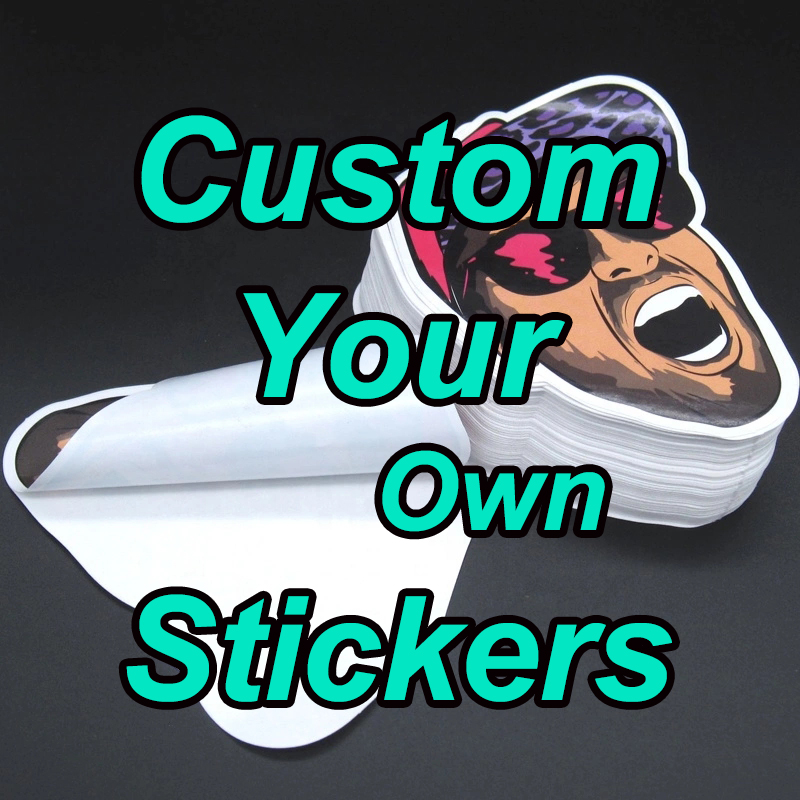 Die cut stickers - colors example