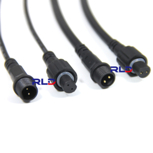 M10 kết nối 2 core 3 4 5pin Mini <span class=keywords><strong>Led</strong></span> Ngoài Trời cáp kết nối cho chiếu sáng dây không thấm nước - Product Image 4