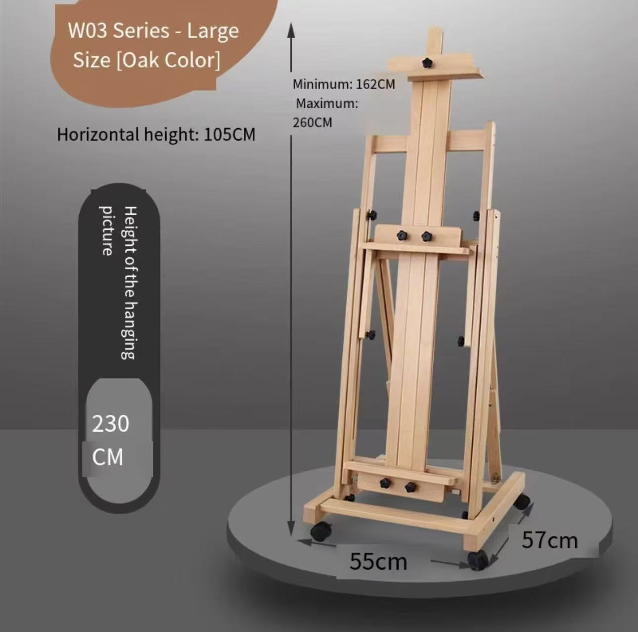W03C Grand, couleur bois naturel