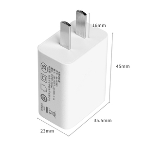 מתאם טלפון usb באיכות גבוהה מתאם טלפון 5v 2a מטען קיר מהיר עבור eu qc3.0 סוג-<span class=keywords><strong>c</strong></span> יציאה 9v/2a קלט 0.5a תיבת קלט 0.5a