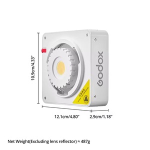ไฟ LED สีเดียว ML100Bi GODOX 120W onboard & แอปควบคุมโคมไฟถ่ายภาพแบบพกพาสำหรับการบันทึกวิดีโอสตรีมสด - Product Image 4