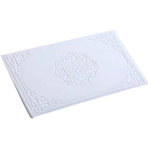 热卖50*80 100% 棉地板毛巾浴巾带提花定制标志酒店家用浴室