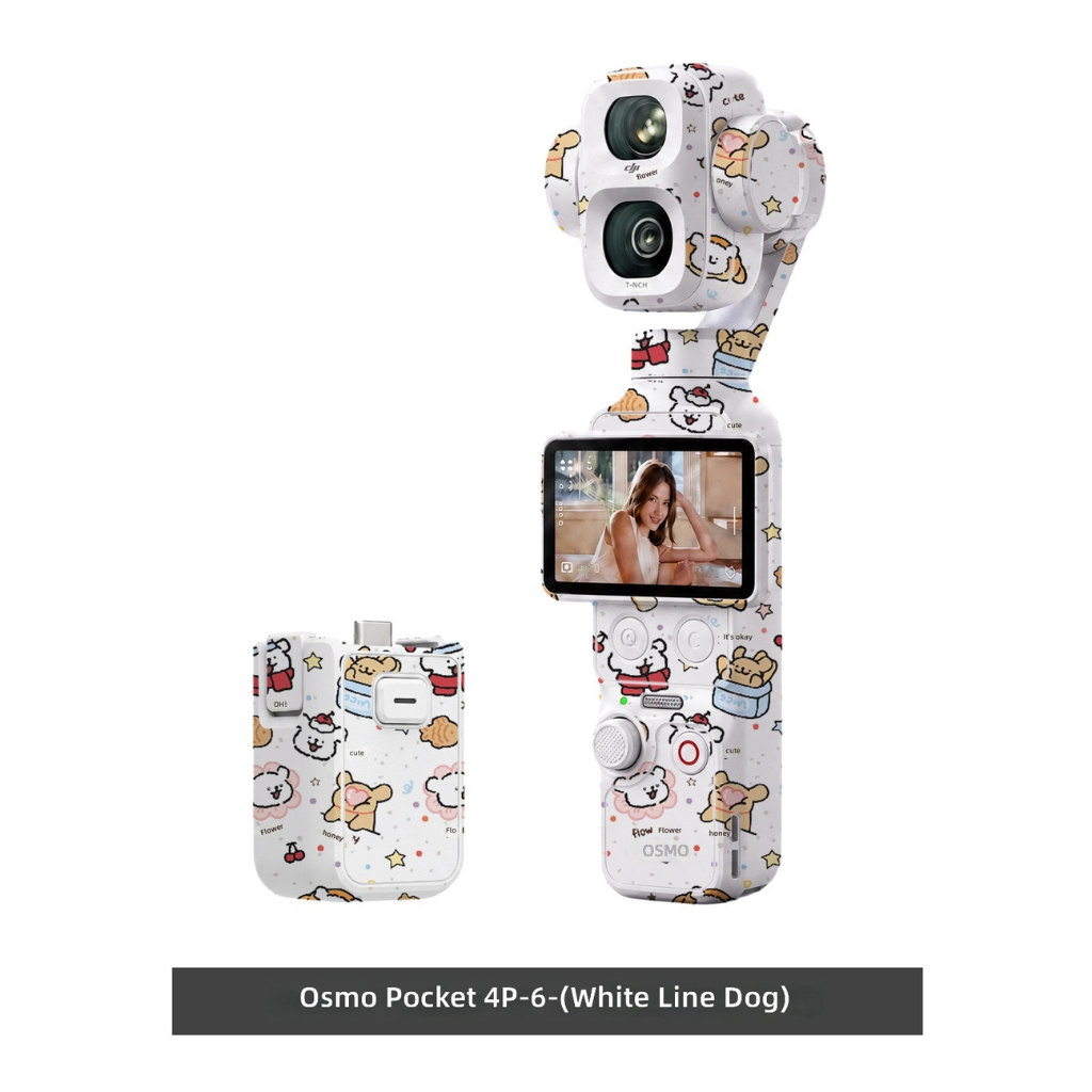 Osmo Pocket 4P-6-(White Line Dog)