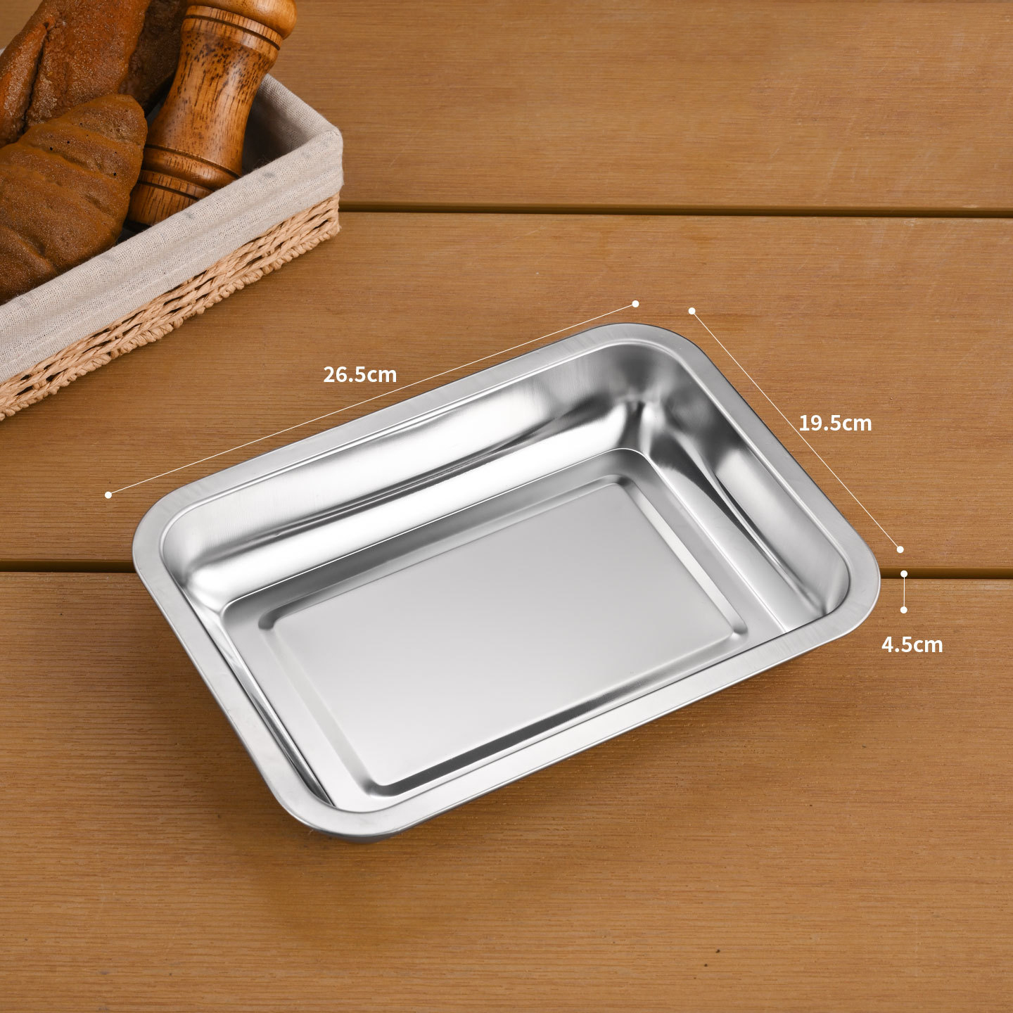 20*27*4.8 cm Silver