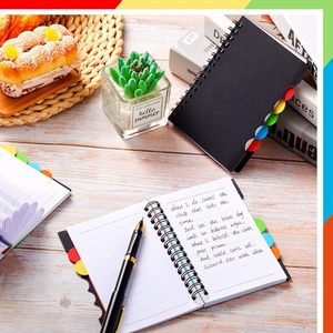 140 pagine per appunti di diario che scrivono Home Office College Black PP Cover 3 Pack Mini taccuino a spirale piccolo taccuino a schede a spirale
