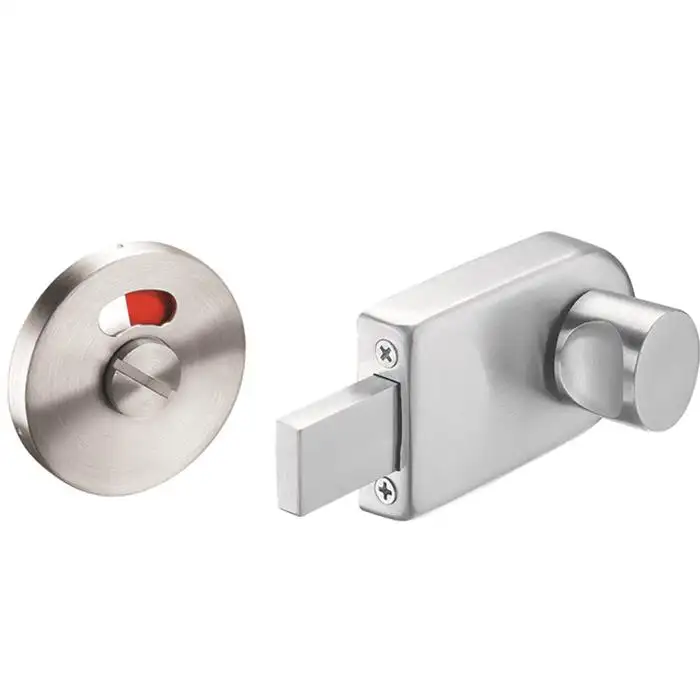 Caldo In Acciaio Inox Porta del Bagno Indicatore di Blocco PVD Disabili Bullone Partizione Wc Accessori Hardware di Blocco