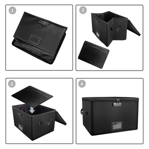 YIHUAXING <strong>Custom</strong> Lockable Container for Hanging <strong>File</strong> Folders <strong>File</strong> <strong>Box</strong> Fireproof <strong>with</strong> Zipper - Product Image 4